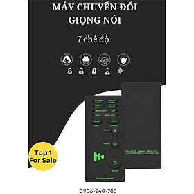 Mua Hàng Chính Hãng - Máy Đổi Giọng Nói Mini M1-JA 7 Chế Độ Âm Thanh  Nhỏ Gọn  Dễ Sử Dụng  Tương Thích Nhiều Thiết Bị Điện Thoại Máy Tính Bảng Máy Chơi Game PS Xbox  Nhựa ABS  Pin 300mAh- ROGTZ