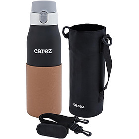 Bình Giữ Nhiệt CAREZ Superlight Series (800ml) - Kèm Túi Đeo Giữ Nhiệt Và Bao Da