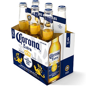 Lốc 6 Chai Bia Corona Extra (355ml x6 Chai)