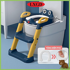 Mua Thang bô vệ sinh V-BABY W1 có nắp thu nhỏ bồn cầu gấp gọn tiện lợi dùng cho bé trai và bé gái có sẵn tay vịn đi kèm