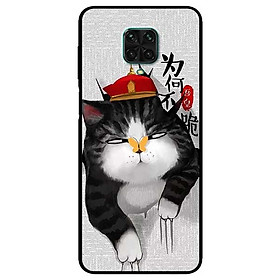 Ốp lưng dành cho Xiaomi Redmi 9s - 9 Pro - 9 Promax mẫu Mèo Nón Đỏ