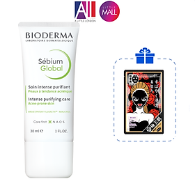 Kem dưỡng Bioderma sebium global 30ml TẶNG mặt nạ Sexylook (Nhập khẩu)