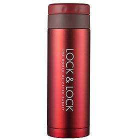 Lock&Lock Vacuum Mug/Water Cup Simple and stylish, long-lasting insulation, wear-resistant and non-slip paint 350ML LHC4128BLK-PR two colors are available