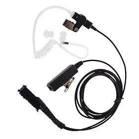 Covert Acoustic Tube Headset/Earpiece PTT Mic for   XPR3300 XPR3500