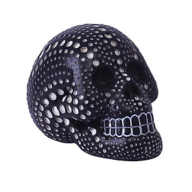 Resin Skull Figurine Skeleton Head Statue for Party Tabletop Decoration