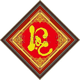 Mua Tranh thêu chữ thập Lộc DLH-222510