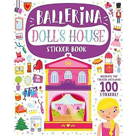 Hình ảnh Review sách Ballerina Doll's House Sticker Book