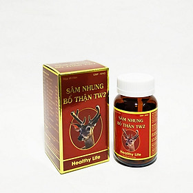 Sâm Nhung Bổ Thận TW2 - Không Lo Thận Yếu, Đau Lưng, Tiểu Đêm - Giúp Bổ Thận Tráng Dương - Tăng Cường Sinh Lực - Bổ Thận TW3 Lọ 30 Viên 