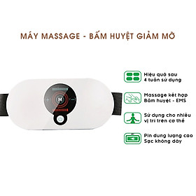 Đai Massage giảm bụng, đùi M3-Công nghệ massage hồng ngoại kết hợp bấm huyệt