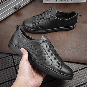 Christian Louboutin black Louis Junior Spikes Leather Sneakers  Harrods UK