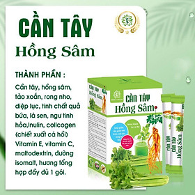 Cần tây Hồng Sâm Lan Chi : đào thải đọc tố, tăng cường sức khỏe, tốt cho hệ tiêu hóa, đường ruột