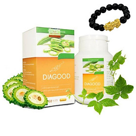 Viên uống tiểu đường Diagood giúp ổn định đường huyết (60 viên)- Tặng kèm vòng tay sức khỏe