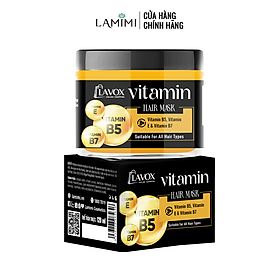 Kem Ủ Tóc Hấp Dầu Lavox Online Shopping Vitamin 120ml - Giảm Gãy Rụng Dưỡng Tóc Lamimi Chính Hãng