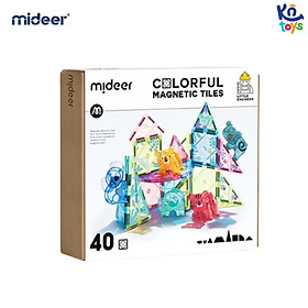 Đồ Chơi Xếp Hình Nam Châm Cầu Vồng Đa Sắc Mideer Colorful Magnetic Tiles