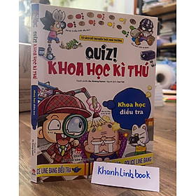 Sách - Quiz! Khoa Học Kì Thú - Khoa Học Điều Tra