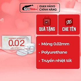 Bao Cao Su Sagami Original 0.02 - Hộp/2 chiếc