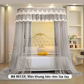 Mùng khung không khoan tường cao cấp EASY DREAM -Màn ngủ chống muỗi kiểu dáng công chúa hiện đại mẫu mới