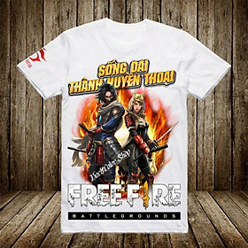 áo thun freefire huyền thoại K4