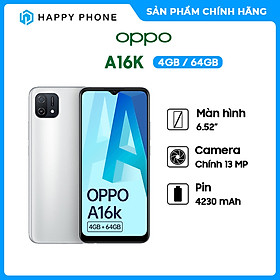 Mua Điện Thoại OPPO A16K (4GB/64GB) - Hàng Chính Hãng