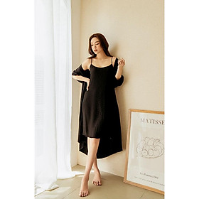 LADY ME by Eva de Eva Đầm hai dây dáng suông 21SDKO037D1
