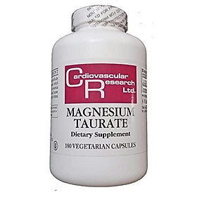 Cardiovascular Research Magnesium Taurate Capsules, 180 Count