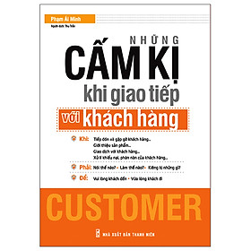 Sách Những Cấm Kị Khi Giao Tiếp Với Khách Hàng