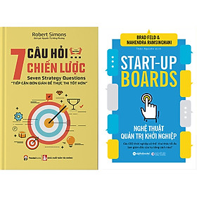 Combo 2 Cuốn: 7 Câu Hỏi Chiến Lược + Nghệ Thuật Quản Trị Khởi Nghiệp
