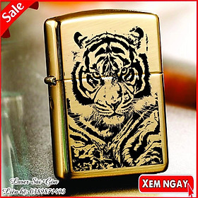 Mua Bật lữa đồng nguyên khối bản Con giáp Dần - mẫu hổ nam tính