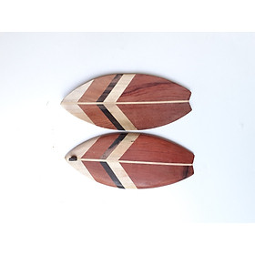 Mua Khay /Đĩa gỗ chiếc lá đựng bánh và decor 23.5c x 10cm đẹp Vitrapro