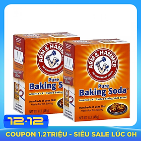 Combo 2 hộp baking soda đa công dụng nhập khẩu Mỹ