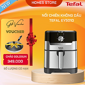 Mua Nồi Chiên Không Dầu TEFAL EY501D  Nhập Khẩu Đức  8 Chức Năng Chiên  Dung Tích 4.2L  Công Suất 1400W - Hàng Nhập Khẩu