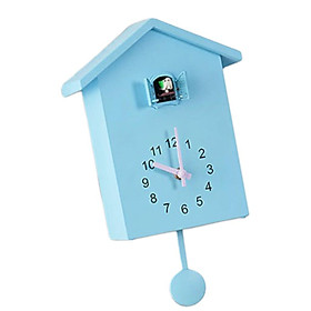 Cuckoo Telling Time Silent 2-arm Sweeping Wall Clock Bedside Clock