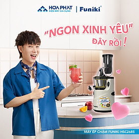 Mua Máy ép chậm Funiky HSC2685 - Công suất 250W - Dung tích 1000ml - Bảo hành 24 tháng - Hàng chính hãng