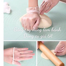Mua Hộp 100c găng tay PVC (không bột) dùng để nấu ăn làm bánh
