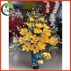 Mua Bình hoa mộc lan giả cao cấp trang trí phòng khách  cửa hàng  văn phòng CD1