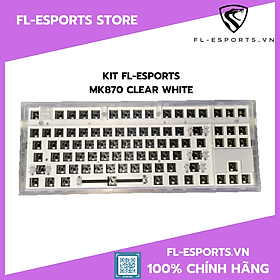 Bộ kit phím cơ FL-Esports MK870 Hotswap RGB switch xuôi, sẵn foam - Hàng chính hãng