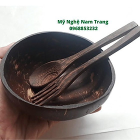 Mua Nĩa gỗ mun 16cm