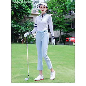 Quần dài nữ đánh Golf chính hãng TYDJ - KUZ828 - Chất liệu sợi Sợi polyester + Spandex cao cấp, bền đẹp