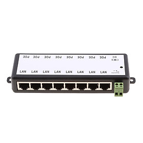 8 Cổng PoE PoE Injector Chuyển Đổi Thụ Động Mô Đun Cung Cấp Năng Lượng Cho Ethernet