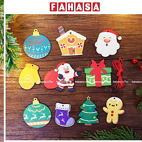 Dây Hình Gỗ Trang Trí Giáng Sinh - Bách Mộc - Set 8