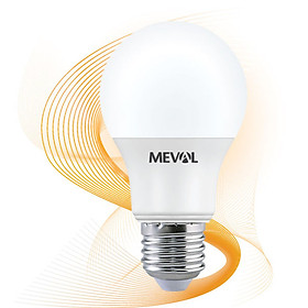 Bóng Led Eco Ledbulb Meval siêu sáng bóng tròn đuôi E27 Hàng Chính Hãng