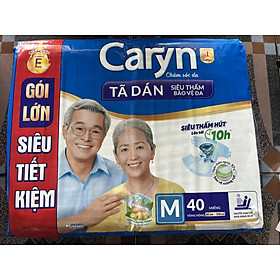 Combo 2 Tã dán Caryn M40 miếng dành cho người hạn chế khả năng đi lại