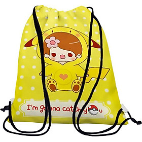 Túi rút Cô bé Pikachu - BDCP030