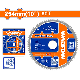 Mua LƯỠI CƯA GỖ TCT 254MM- 80T WADFOW WTC1K12 - HÀNG CHÍNH HÃNG