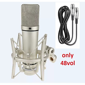 Mua Micro thu âm / karaoke cao cấp U87 48VOL live stream game PK