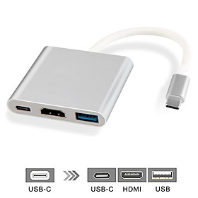 Mua Cáp chuyển đổi từ Type C sang HDMI + USB 3.0 cho macbook điện thoại cáp typec sang HDMI dây chuyển đổi từ typec sang hdm