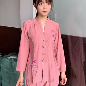 Quần Áo Đi Chùa # Bà Lai Tim Vải Thun # Quần Áo Nữ # Đồ Bộ Nữ