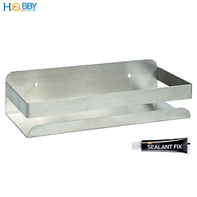 Kệ để đồ phòng tắm inox 304 dán tường Hobby home decor KCNX23 có keo