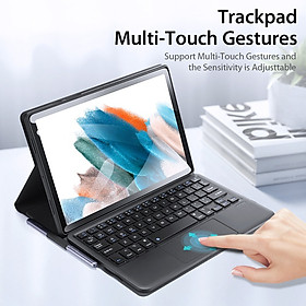 Bao da Kèm bàn phím Dành Cho SamSung Galaxy Tab A8 2022 10.5 inch Chính Hãng Dux ducis bàn phím Kết Nối Bluetooth, có di chuột TrackPad - Hàng chính hãng