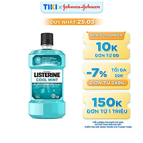 Nước Súc Miệng Hương Bạc Hà Listerine Cool Mint (750ml)